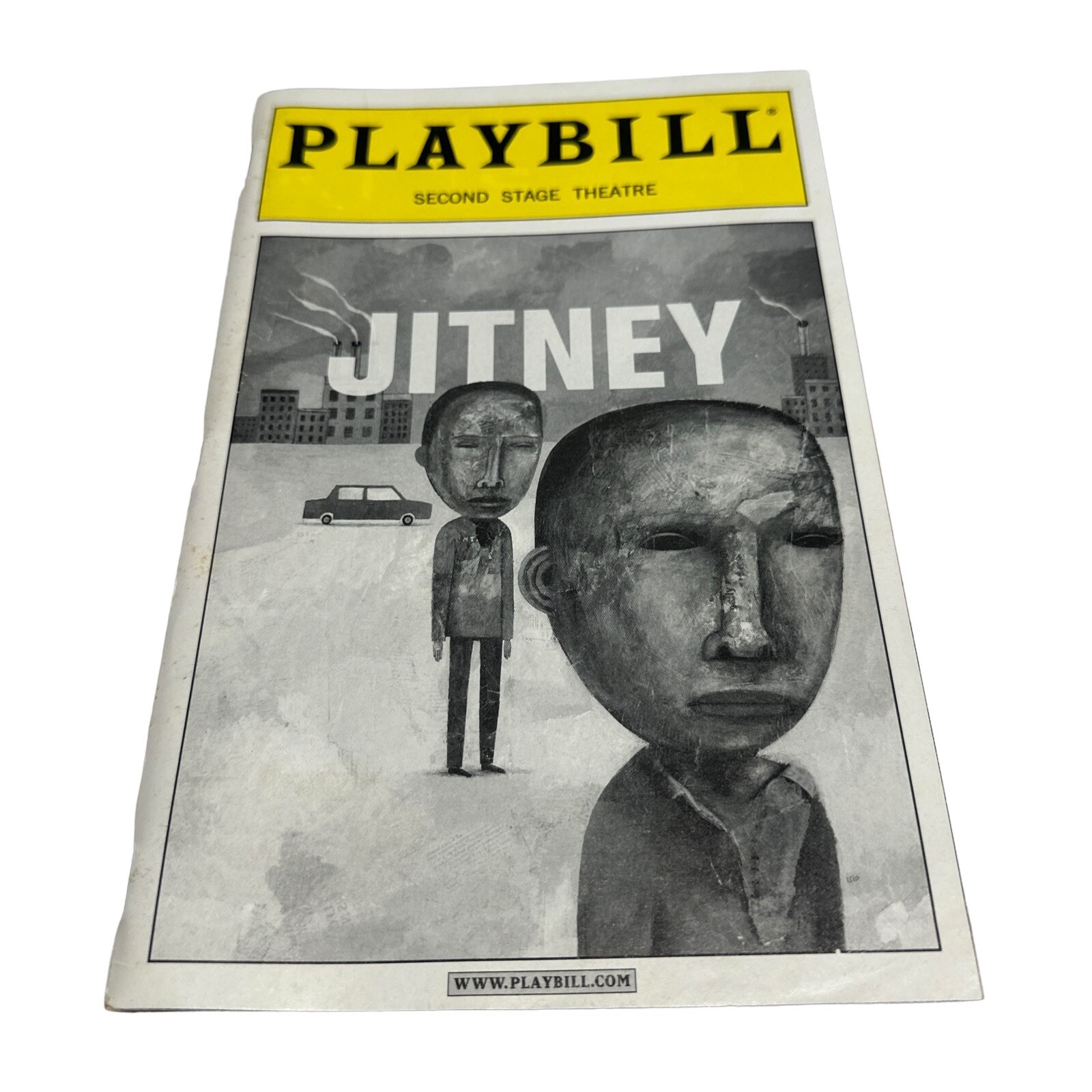 JITNEY July 2000 Off-Broadway Playbill! AUGUST WILSON Play! SECOND STAGE nye