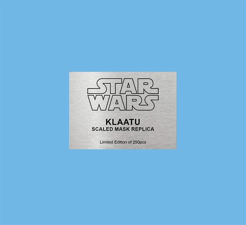 STAR WARS SCALED MASKS REGAL ROBOT – PICK ONE – custom Plaque and stand – KLAATU