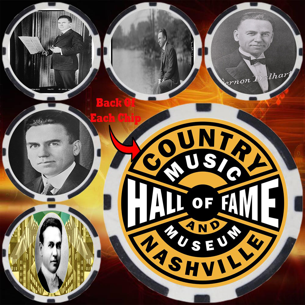VERNON DALHART #2 – COUNTRY MUSIC HALL OF FAMER – COLLECTABLE COIN SET (5)