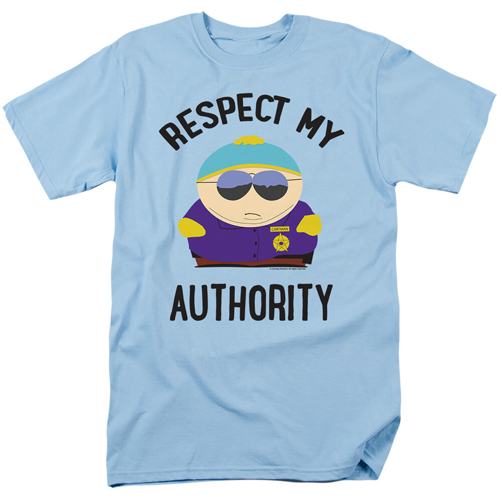 South Park, Cartman “Respect My Authority” Men Unisex T-Shirt Available Sm to 3x