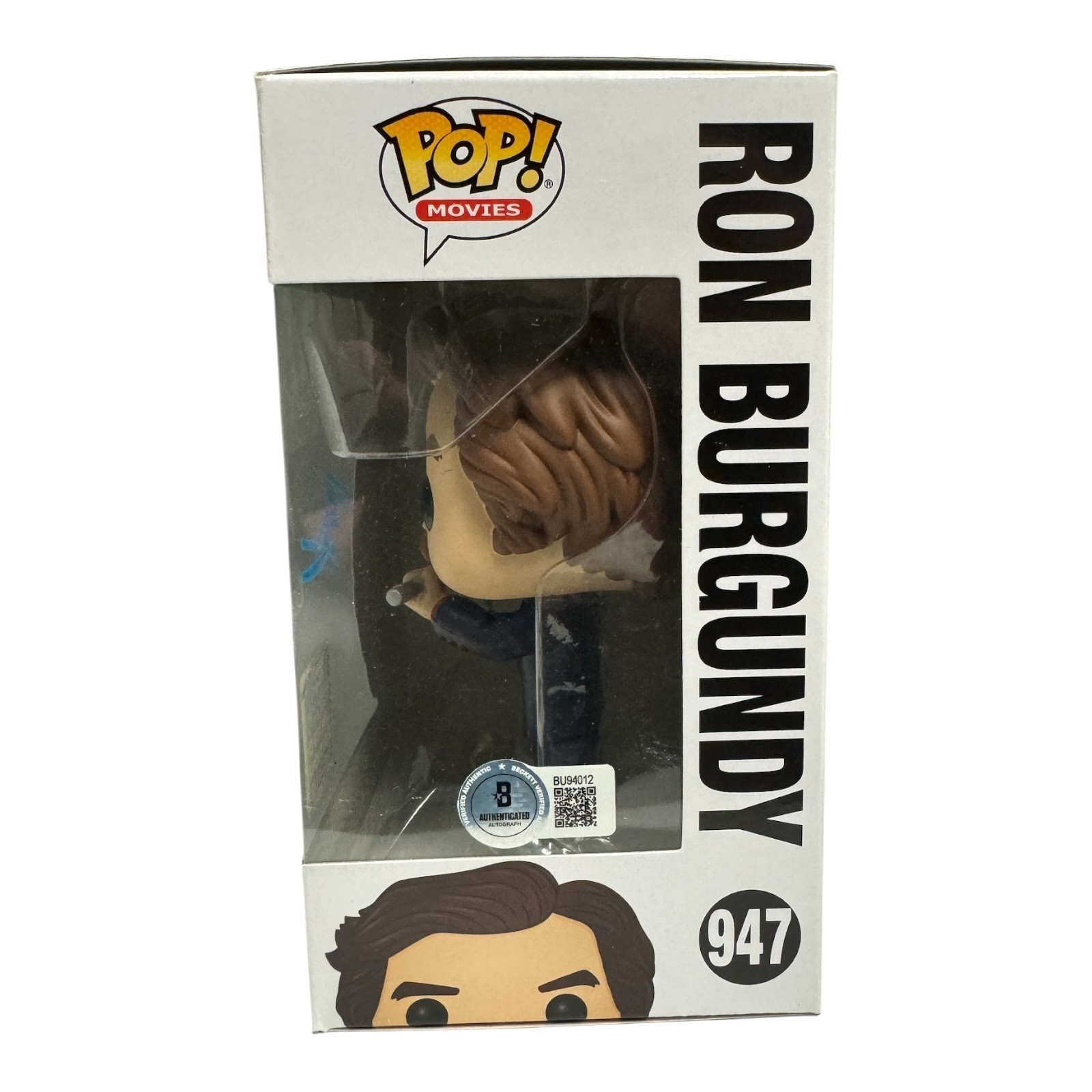 Will Ferrell Signed Autograph Anchorman Funko Pop 947 BAS Ron Burgundy