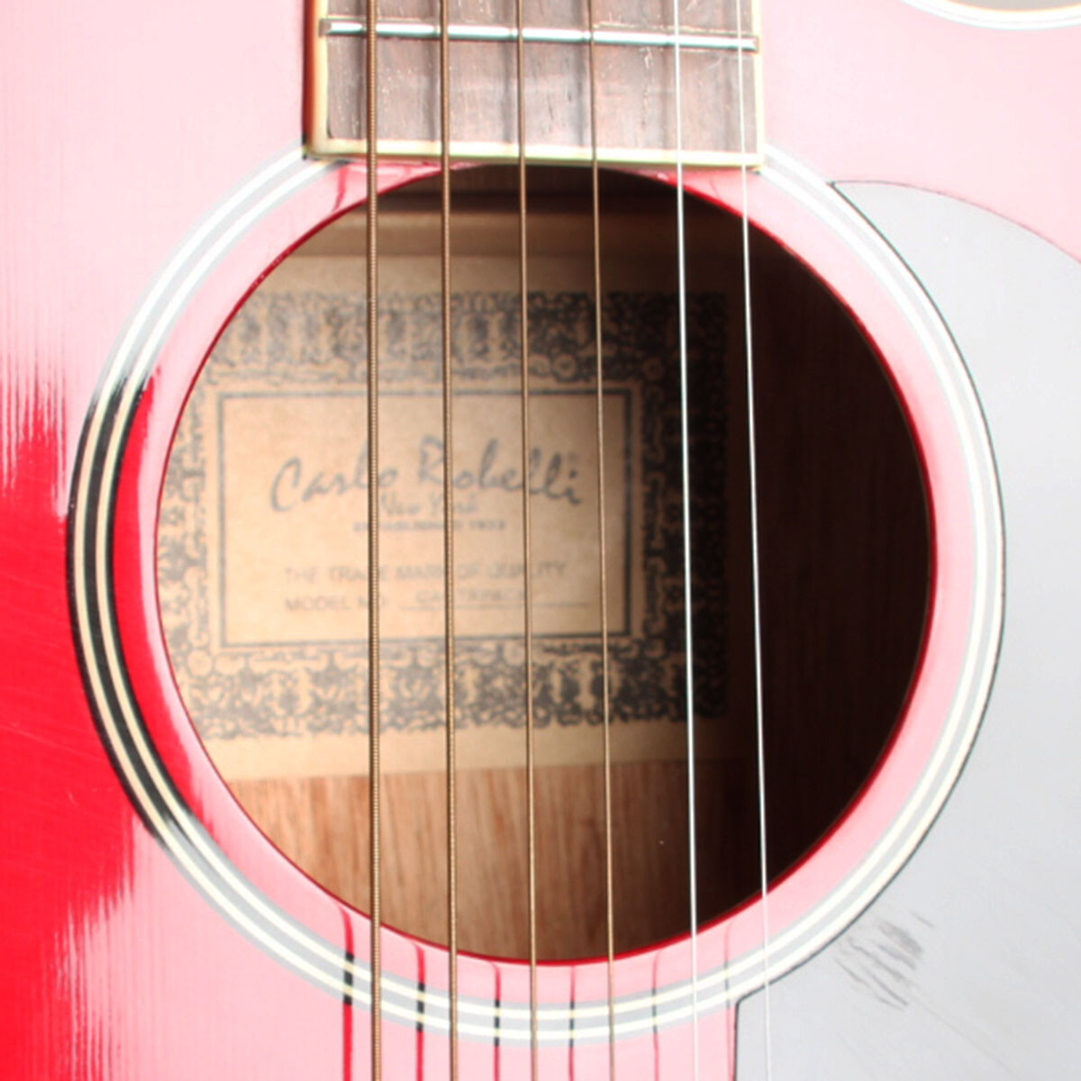 Leon Russell Signed Acoustic Red Guitar – COA JSA