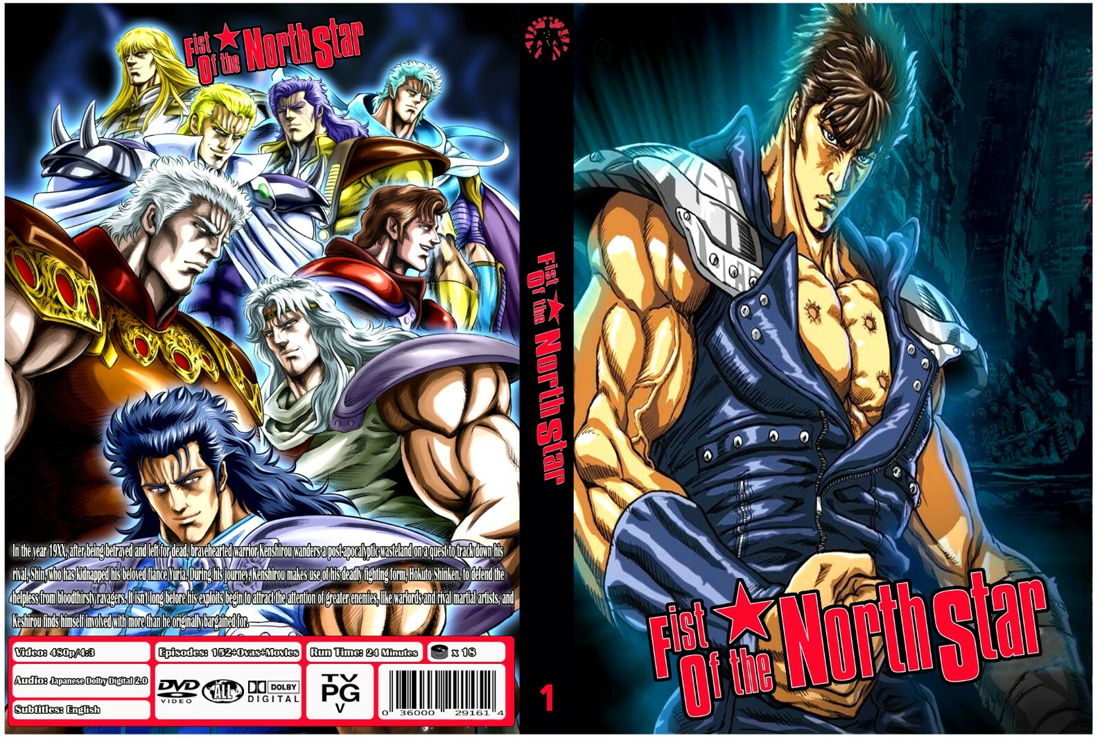 Fist of the North Star Complete Anime Series + Ovas + Movies