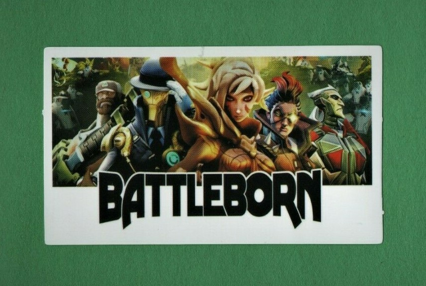 BATTLEBORN Sticker VIDEO GAME gamer ACTION shooter BATTLE fantasy SCI-FI X-Box