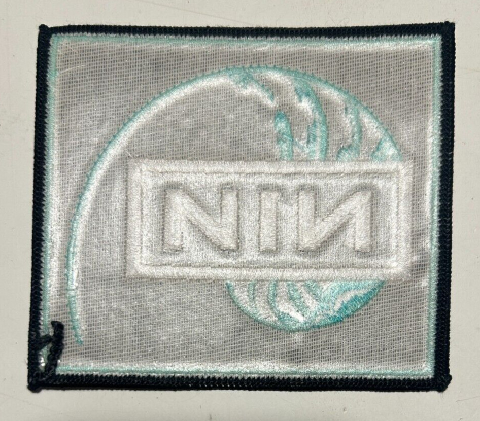 NIN INCH NAILS The Spiral Fan Club Patch 4″ x 3 1/2″