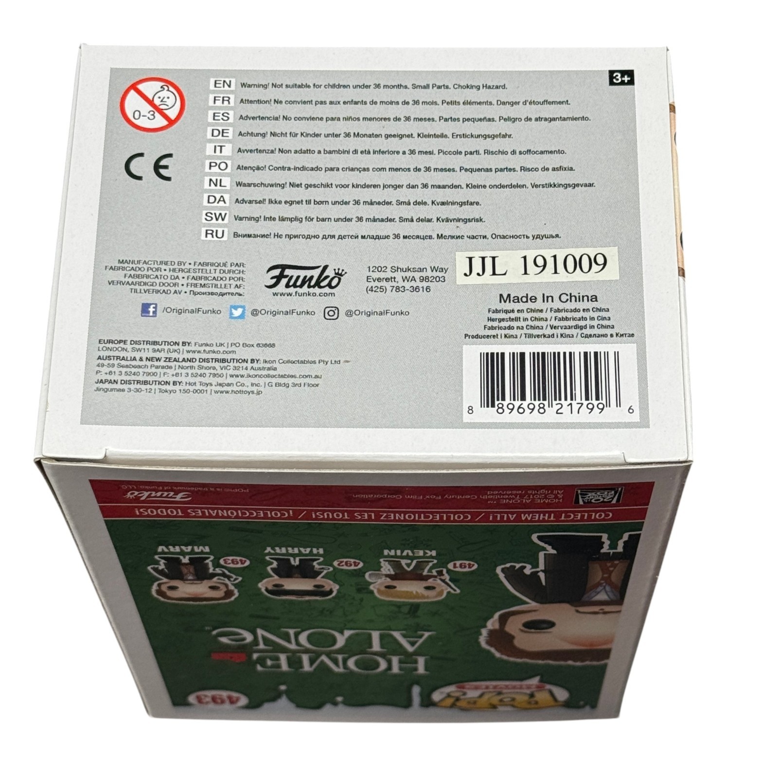 Daniel Stern Signed “Marv” Home Alone Funko Pop 493 Autograph Beckett BAS COA