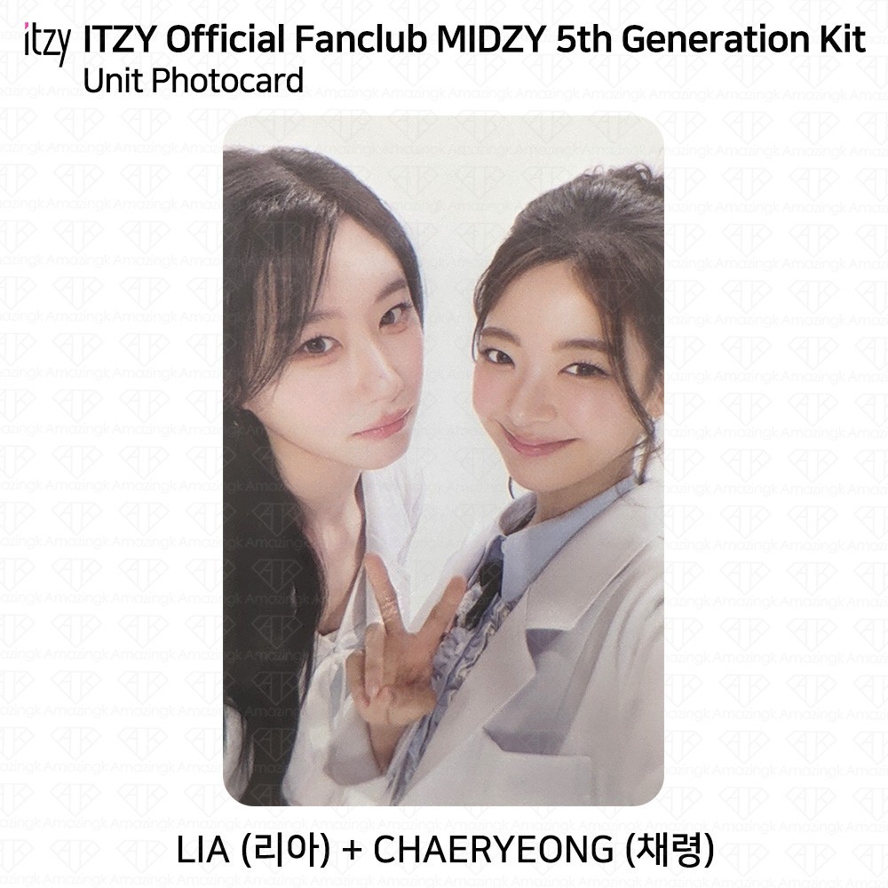 ITZY Official Fanclub MIDZY 5th Generation Kit Photocard