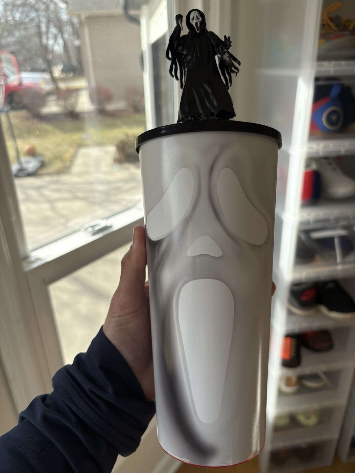 Scream 7 AMC Ghostface Topper Cup, Brand New in Hand stream memorabilia