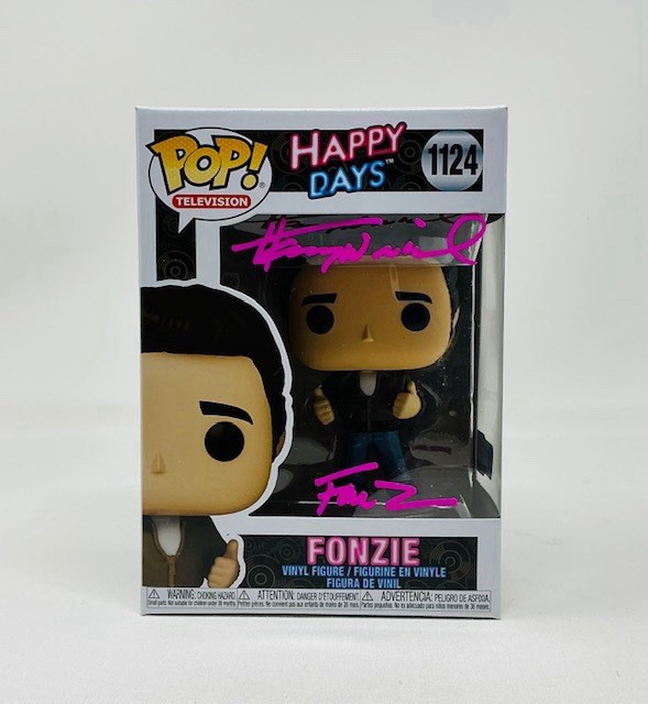 Henry Winkler Autographed Signed Fonzie Happy Days Funko Pop #1124 OC Marketing