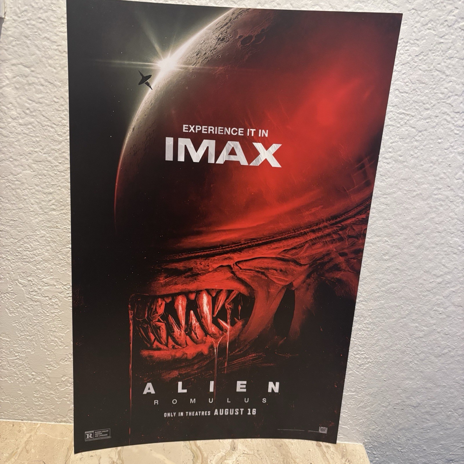 Alien: Romulus Movie Promo Baseball Hat Cap NEW IN BAG With Mini Poster