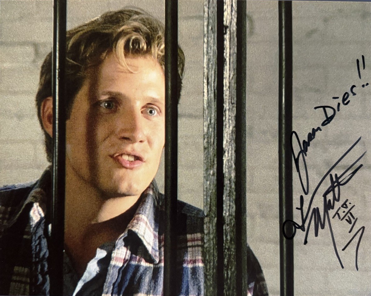 THOM MATHEWS SIGNED 8×10 PHOTO FRIDAY THE 13th AUTHENTIC AUTOGRAPH COA