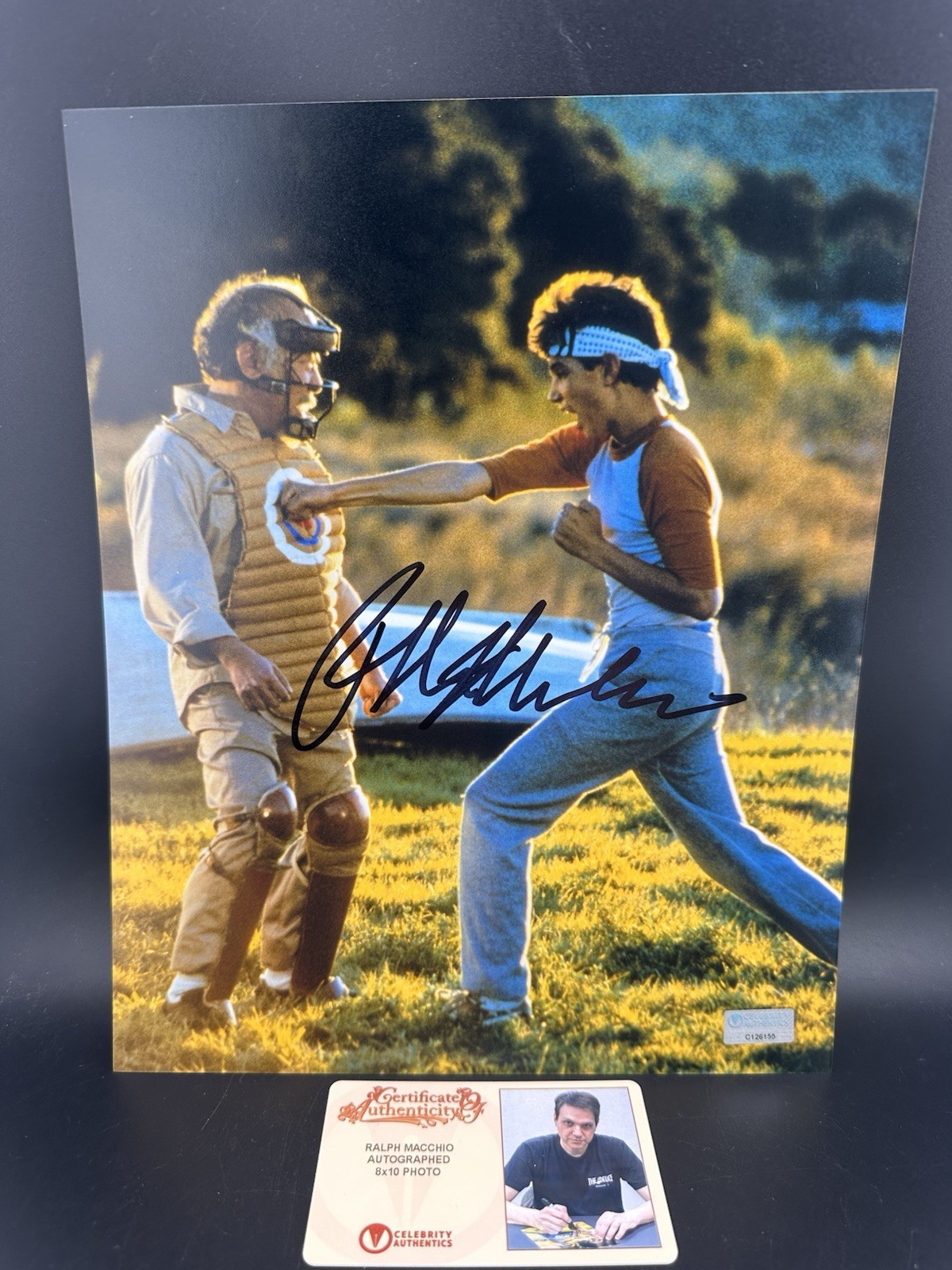 Ralph Macchio The Karate Kid Original Autographed 8×10 Photo Celebrity Authentic