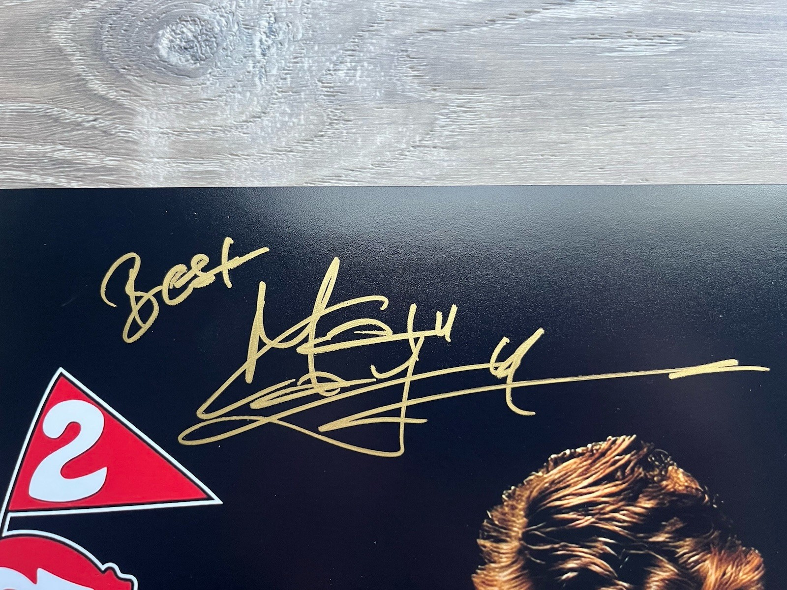 Maxwell Caulfield Signed Michael Carrington 11×14 Photo Beckett COA Grease 2