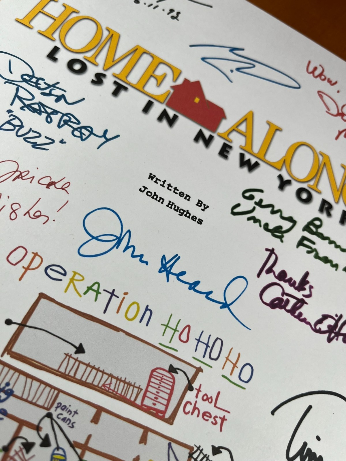 Home Alone & Home Alone 2 Scripts Signed- Autograph Reprints- Macaulay Culkin