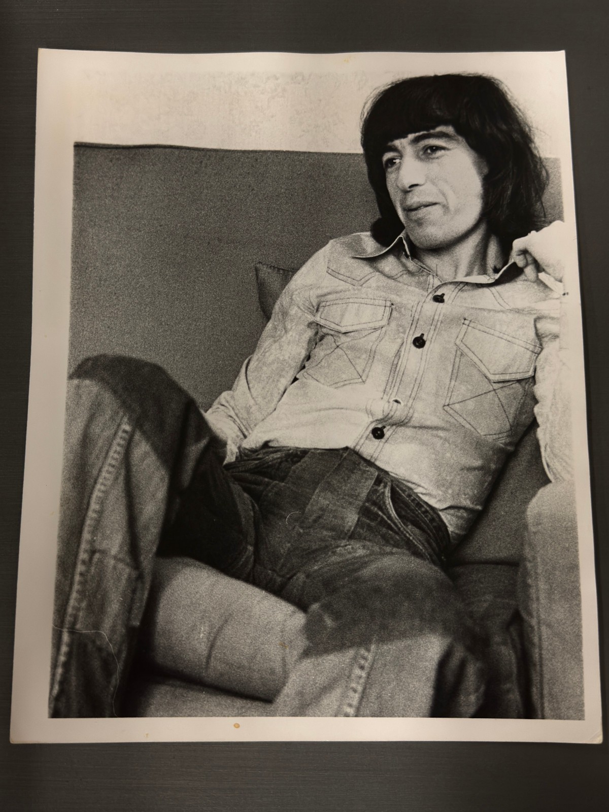 Kate Simon – Rolling Stones Bill Wyman Original 1976 B&W Photograph