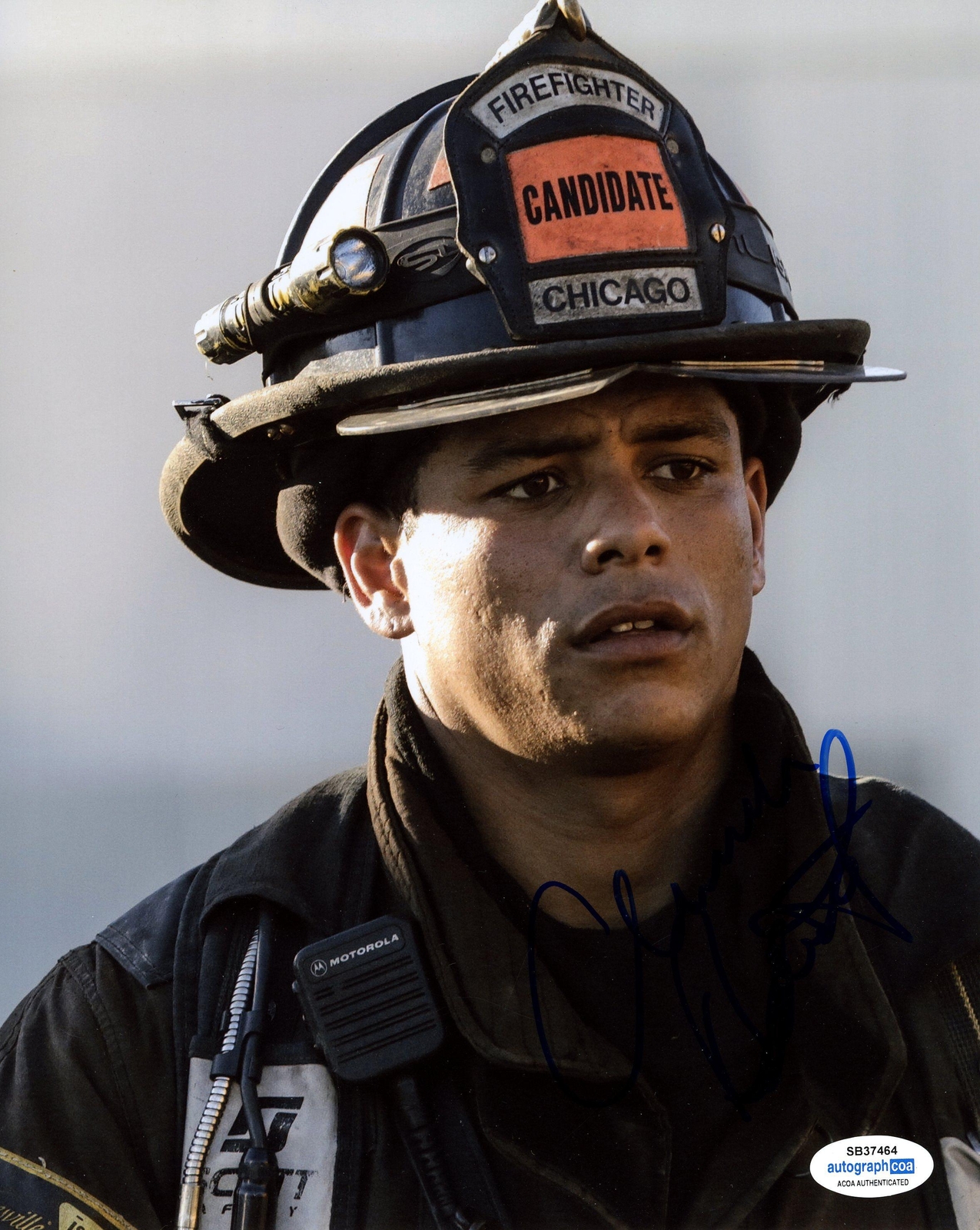 Charlie Barnett “Chicago Fire” AUTOGRAPH Signed ‘Peter Mills’ 8×10 Photo D ACOA
