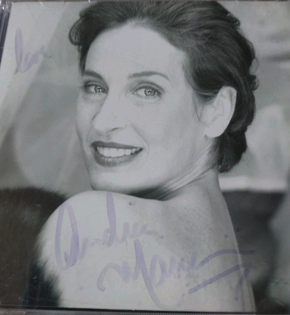 Andrea Marcovicci Singer Actress Hand Signed Autograph Audio CD Cover Romance