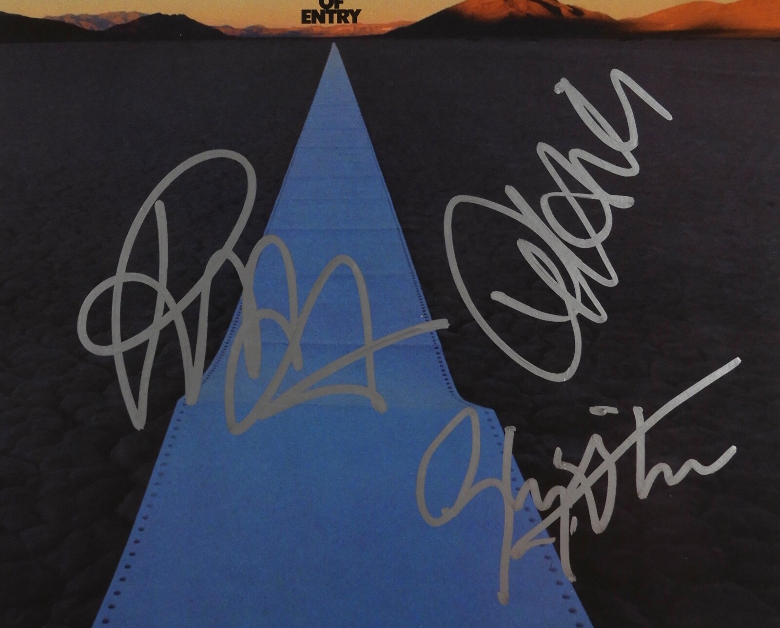 Judas Priest ACOA Signed Autograph Record Album Vinyl Point Of Entry