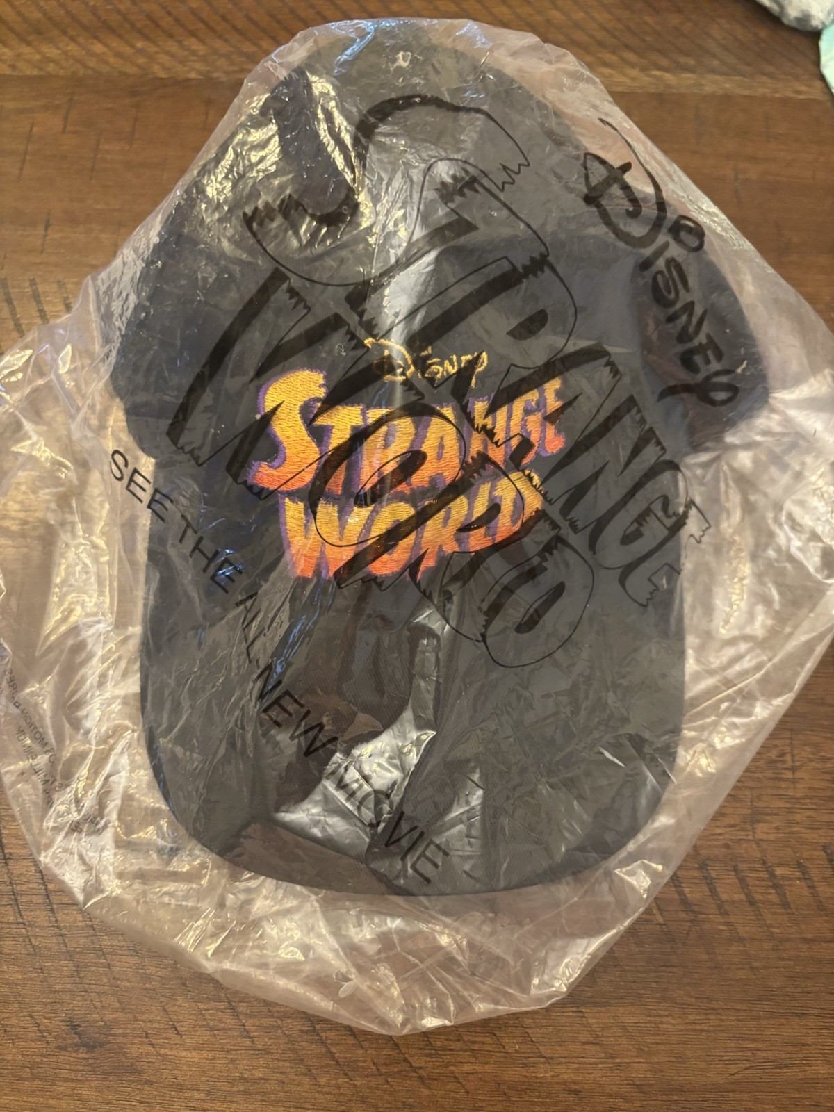 Disney Strange World Promotional Hat/Cap Black Movie Promo. New in packaging