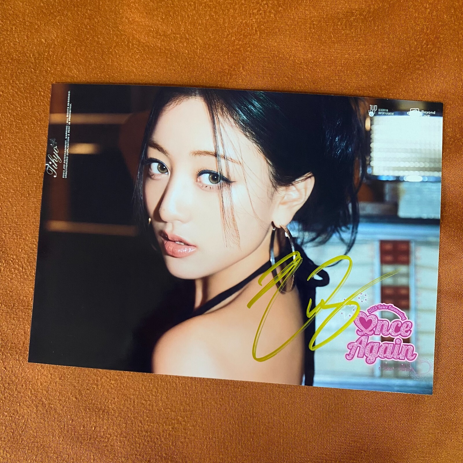TWICE ONCE AGAIN Autographed Signed Photo 4*6 K-POP Collection 2024 #Nice