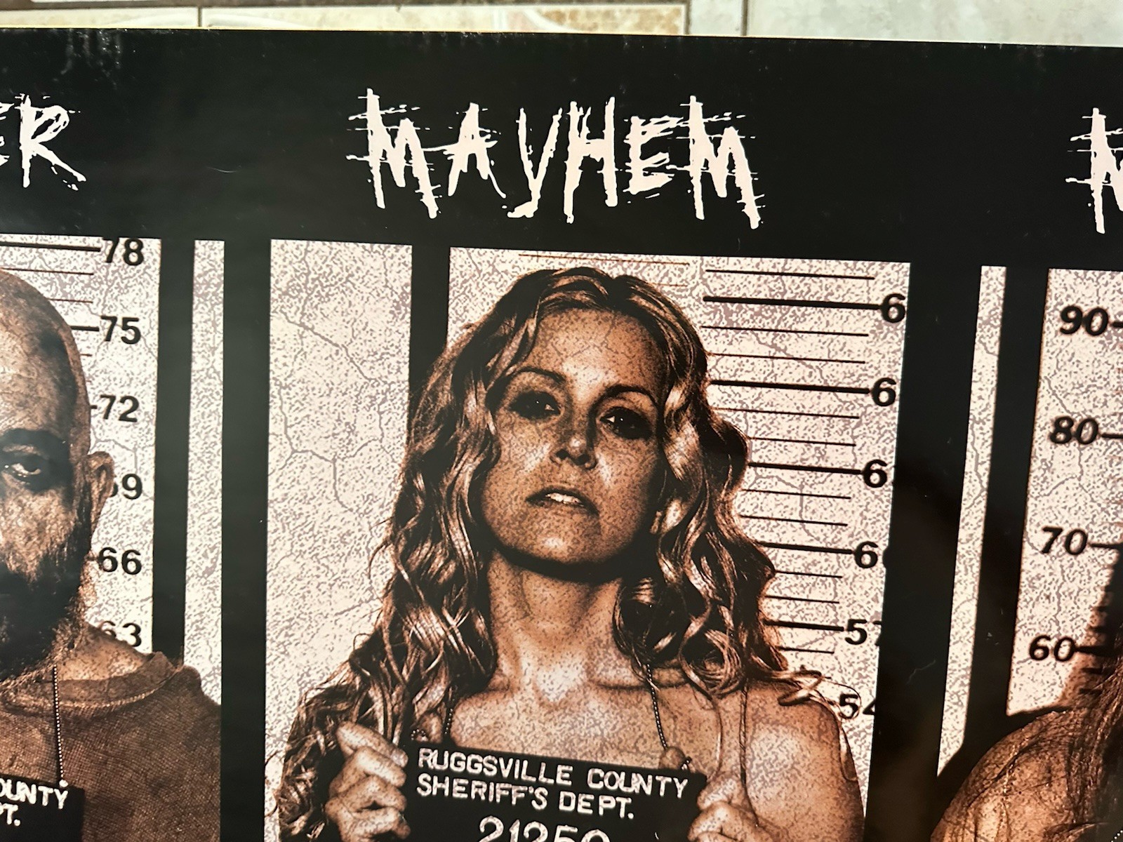 The Devils Rejects Poster. Signed Rob Zombie, Sheri Moon, Bill Mosley, Sid Haig