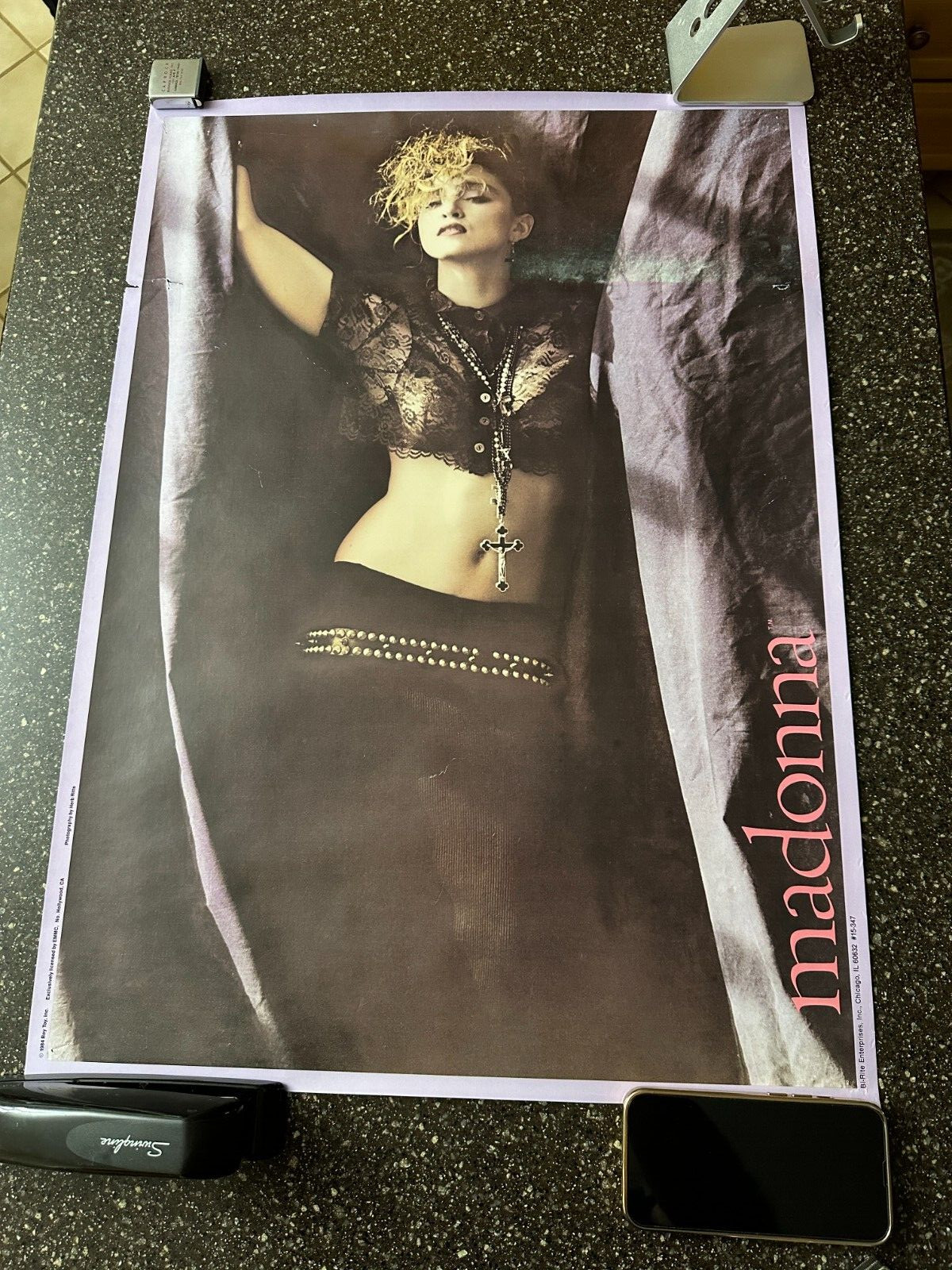 Vintage Madonna Poster. 28″x20″ Rolled.