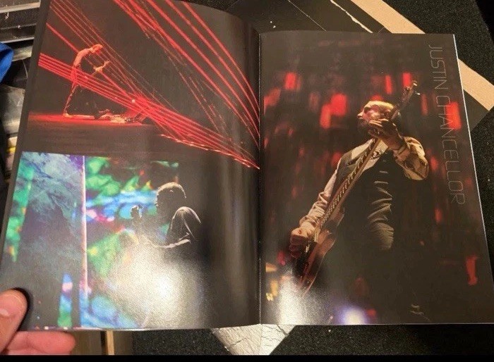 Tool Signed VIP Tour Program By All 4! Maynard/Carey/Jones/Chancellor Ships ASAP