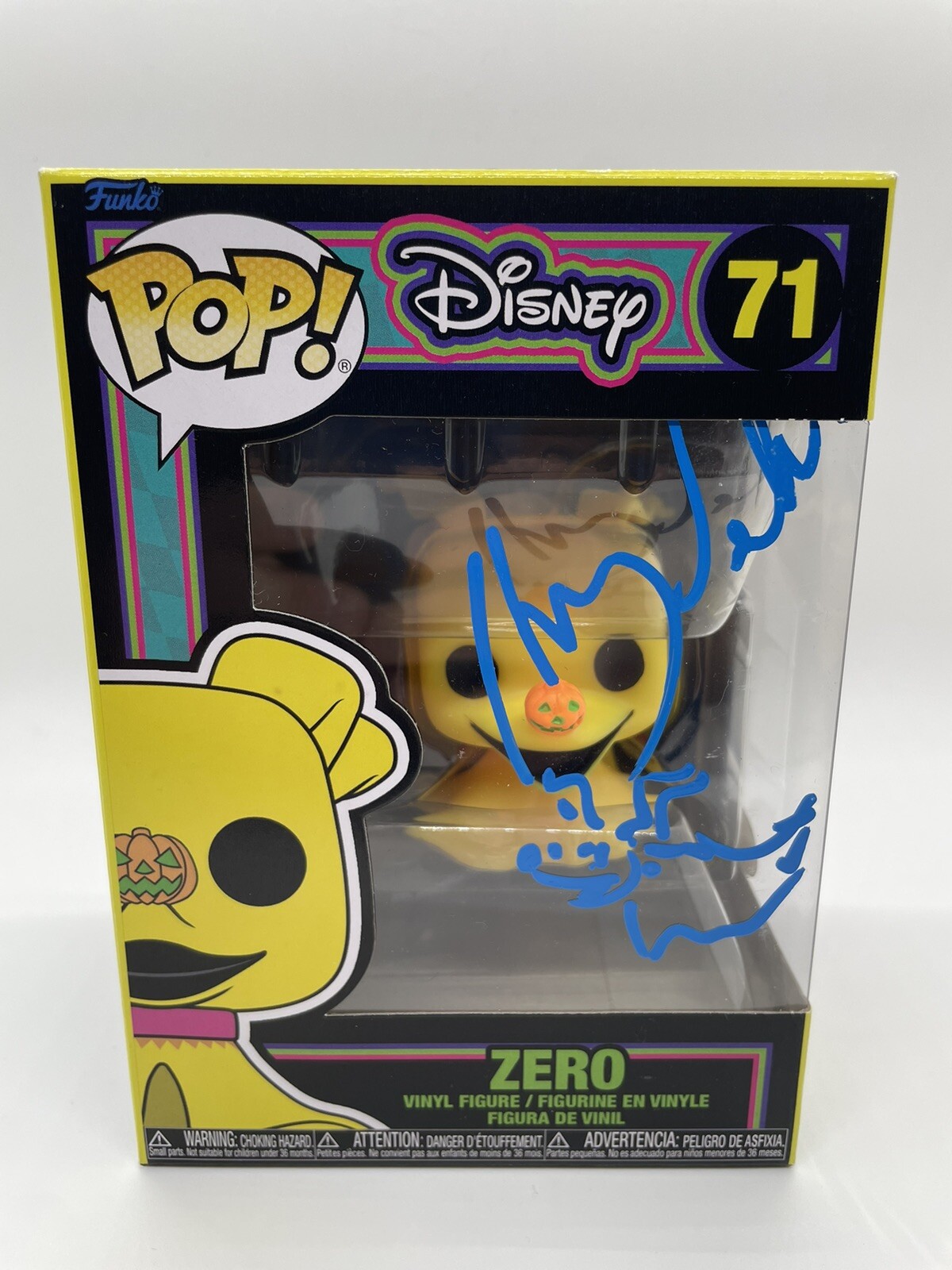 Henry Selick Signed Funko Pop Zero Sketch Authentic Autograph JSA COA