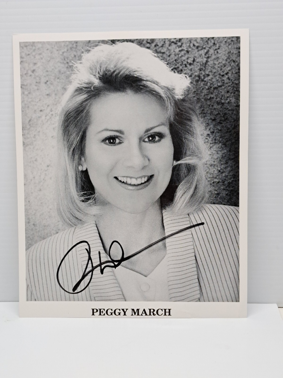 Peggy March Autographed Signed 8 X 10 Photo Pop Singer