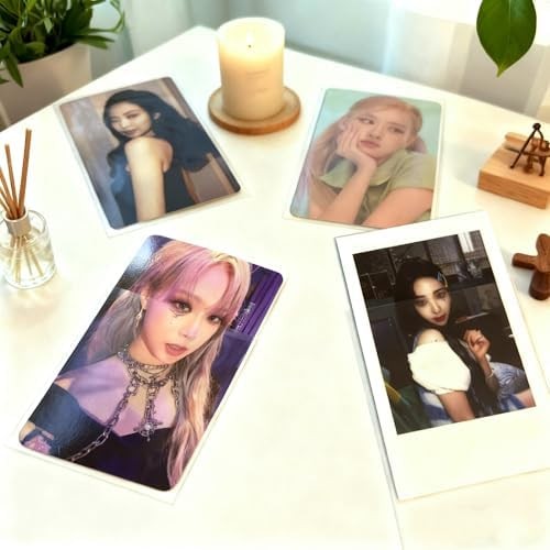 300 Pcs Kpop Photocard Sleeves Card Sleeves PVC and Acid Free for Trading Cards