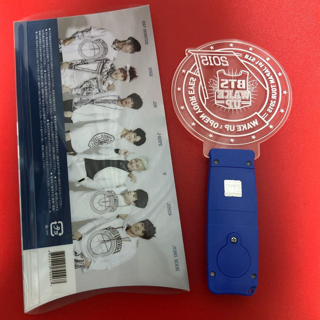 BTS Pen Light Stick 1st JAPAN TOUR 2015 WAKE UP OPEN YOUR EYES Official Used