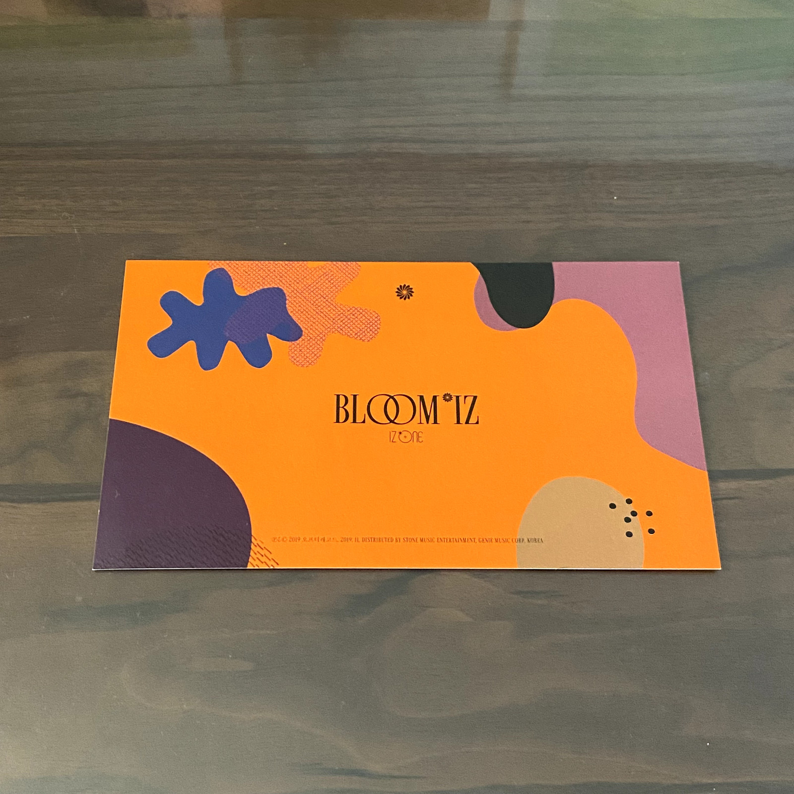 IZONE BLOOM*IZ I*Am ver. Chaewon Photo cards set IZ*ONE le sserafim