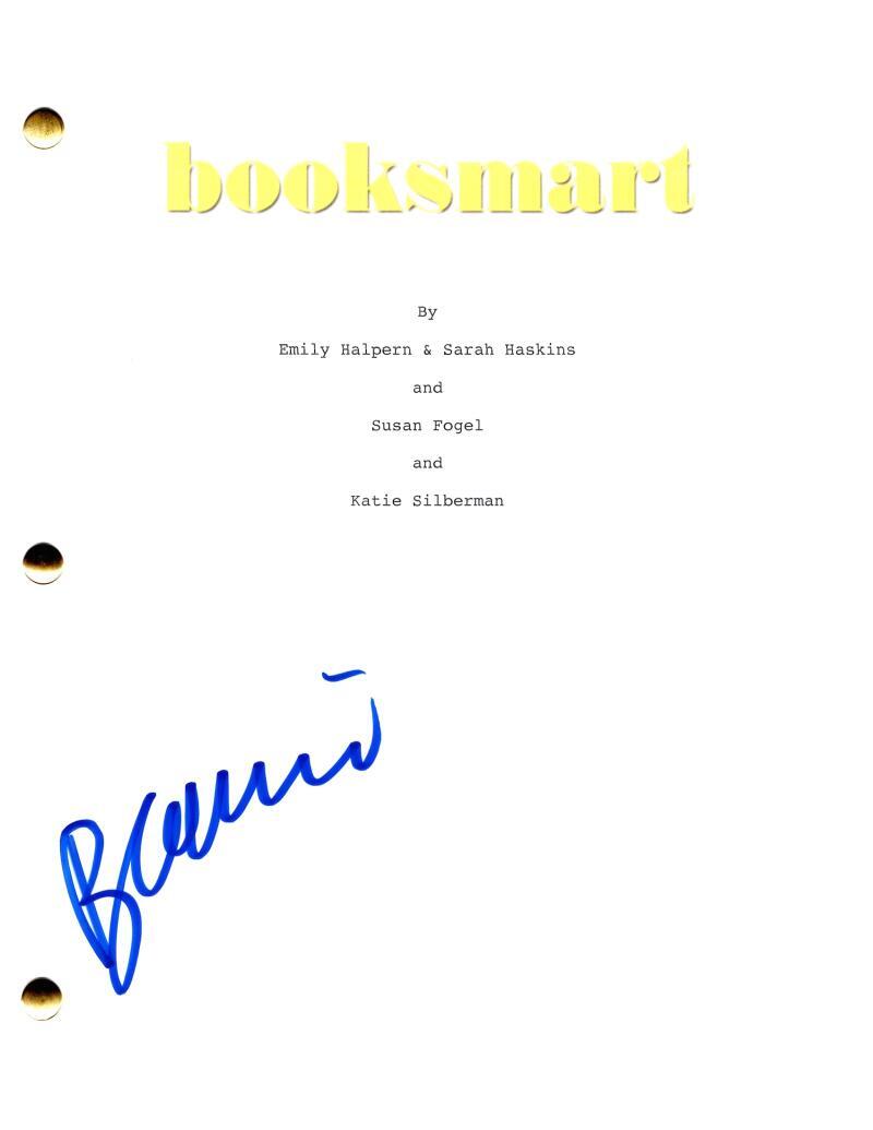 Beanie Feldstein Signed Autograph Booksmart Full Movie Script Screenplay