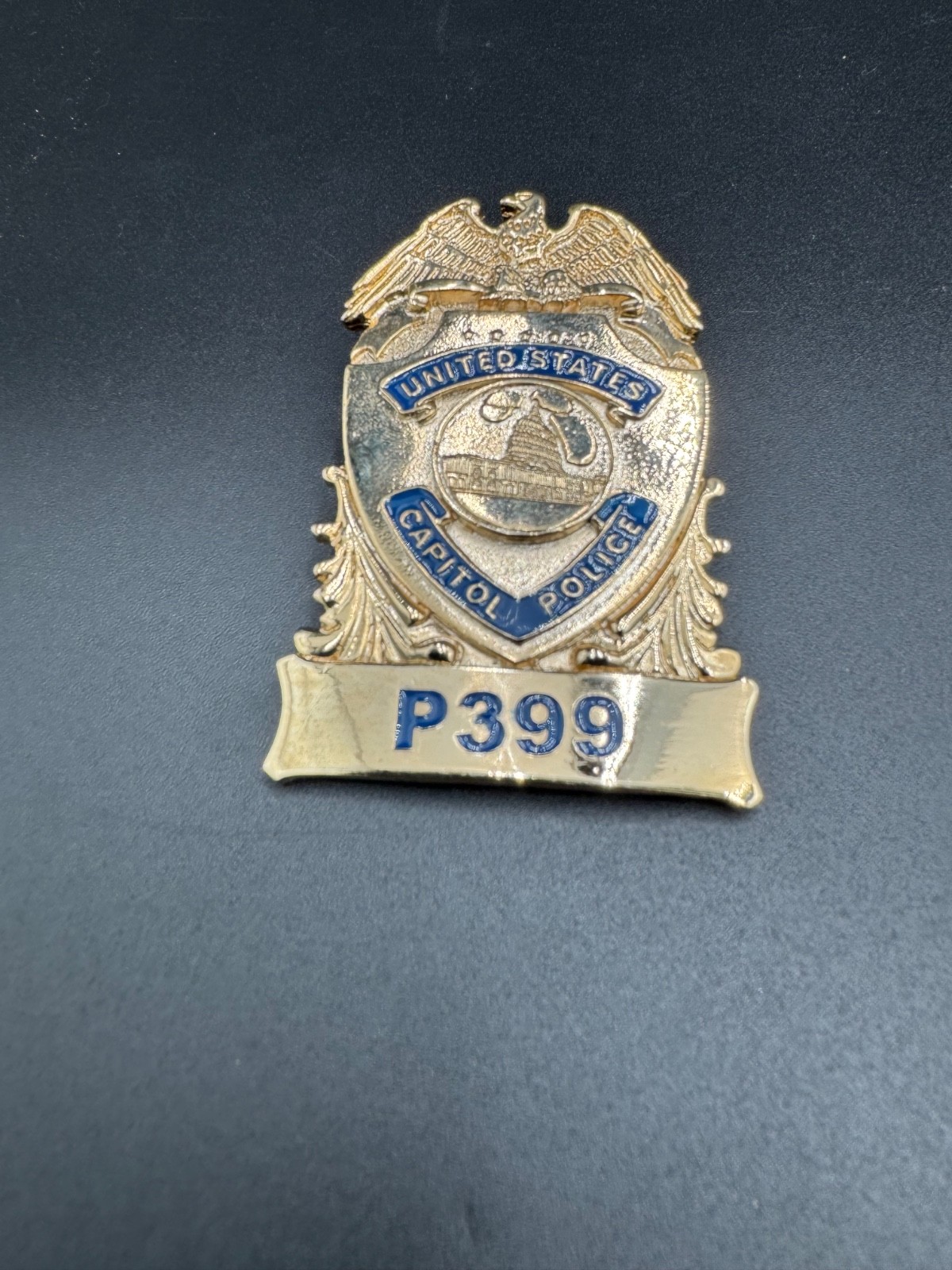Original Movie Prop White House Down Capital Police Badges Patch