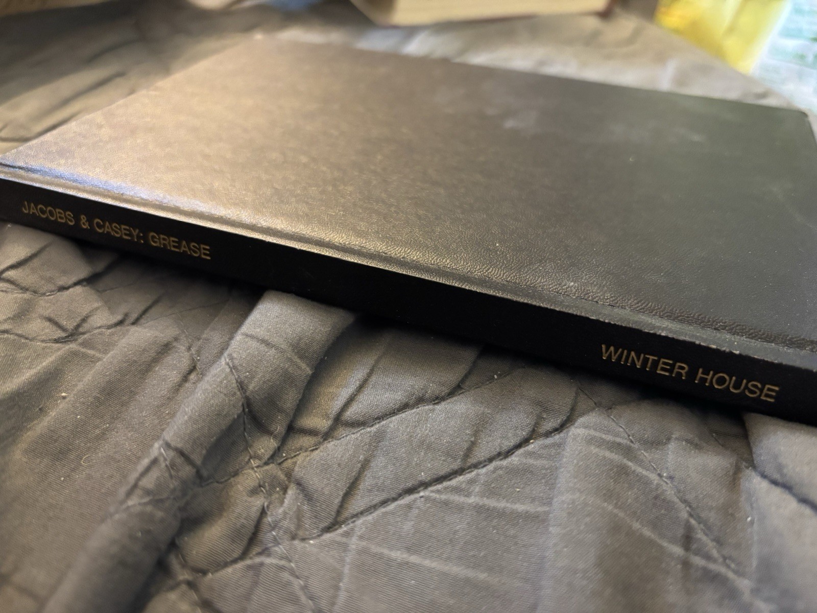 Grease Original Broadway Cast Script 1950s Rock ‘N Roll Musical Hardcover Book