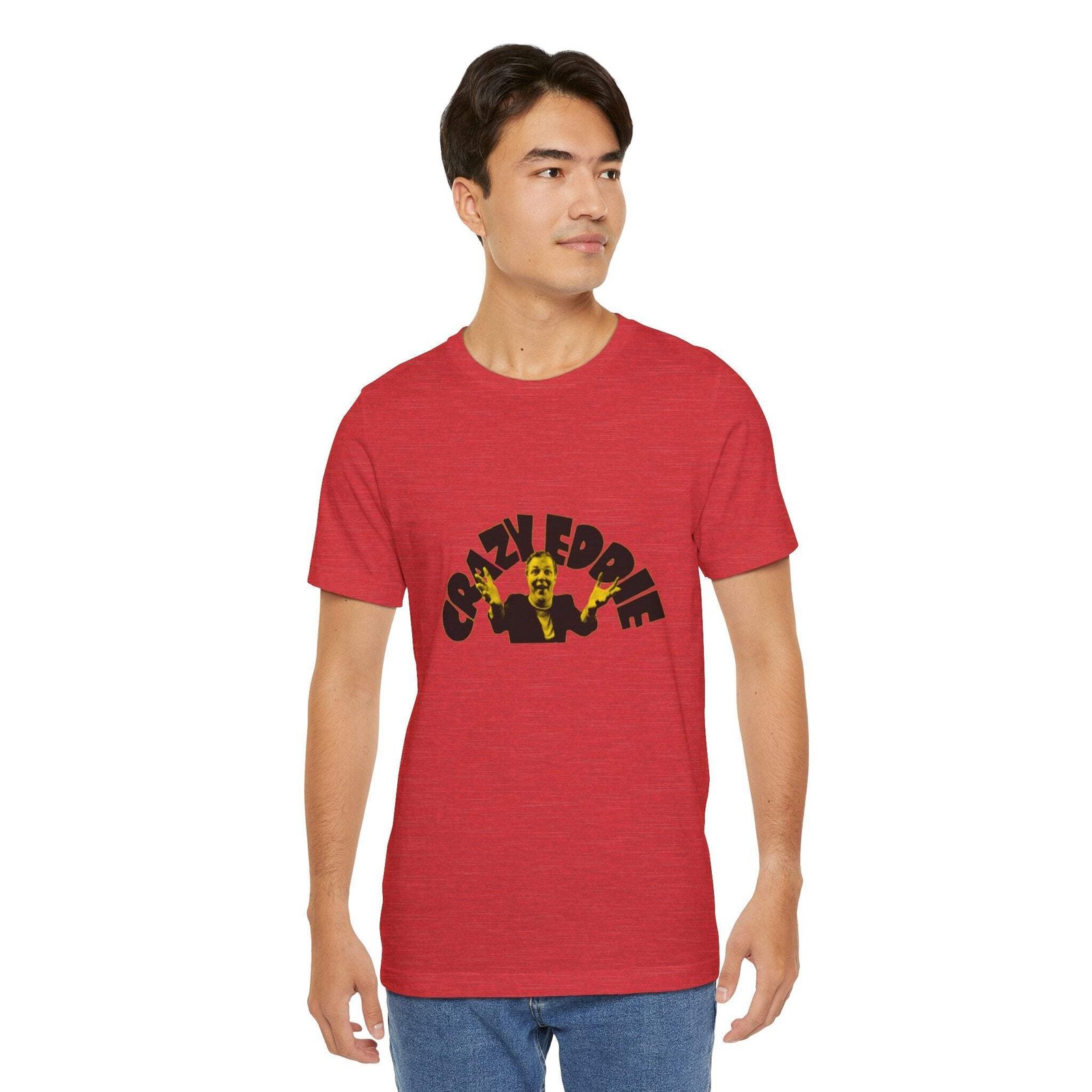 Vintage Crazy Eddie Record & Tapes Store Logo V.2 Unisex Jersey Short Sleeve T-S