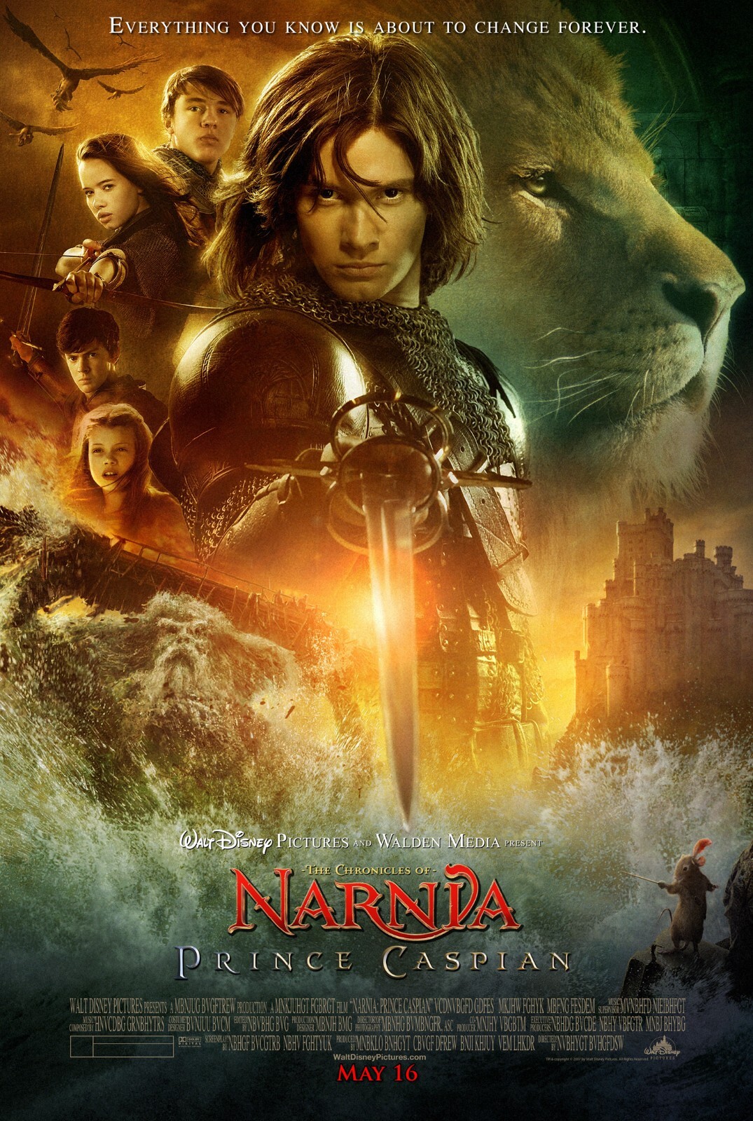 The Chronicles Of Narnia movie poster (b) – 11″ x 17″ inches