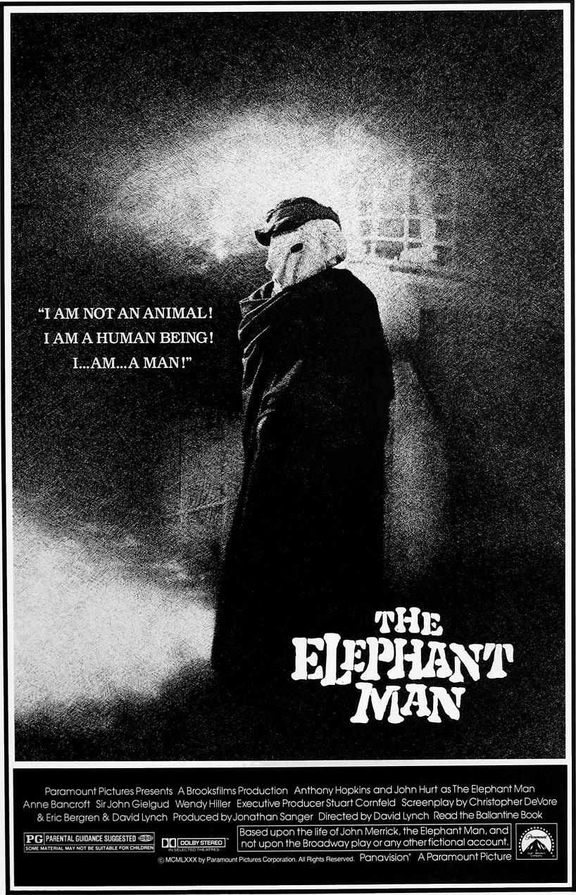 The Elephant Man movie poster : 11″ x 17″ – John Hurt, David Lynch