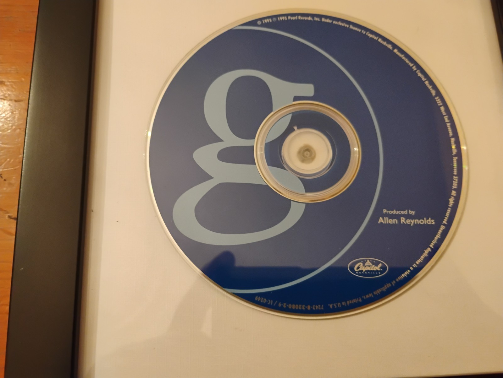 Garth Brooks Autographed Framed CD Presonalized Sally God Bless Vintage