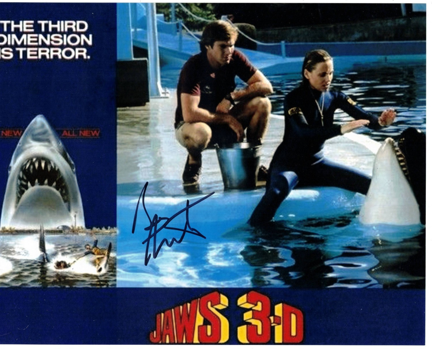 Bess Armstrong Authentic Signed 8×10 Photo Autograph, Jaws 3-D, Kathryn Morgan
