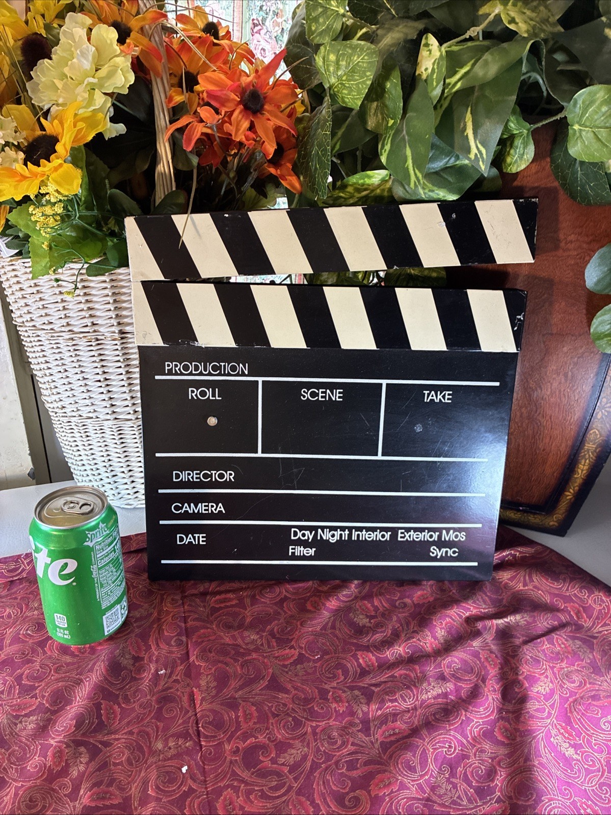 Metal Movie Clapperboard Movie Hollywood Movie Clapper Board Wall Mounted