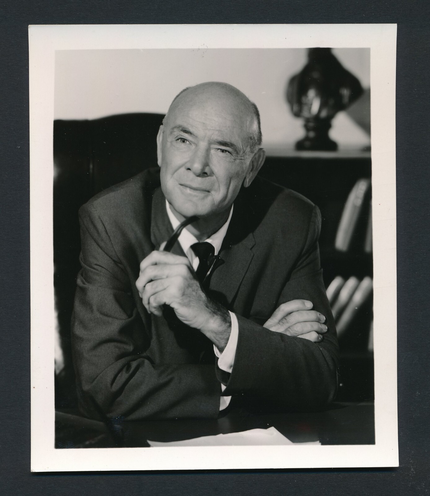 Dean Jagger – Signature & Sentiment on Verso of a Small Photo – Autograph