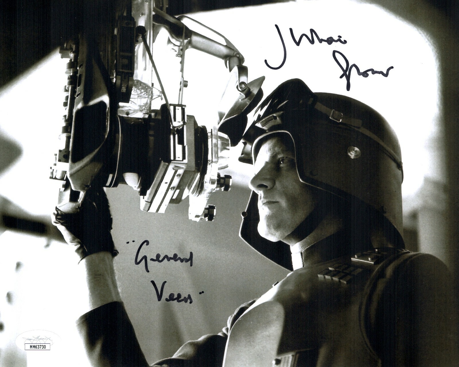 JULIAN GLOVER Signed 8×10 STAR WARS General Veers Autograph JSA COA Cert