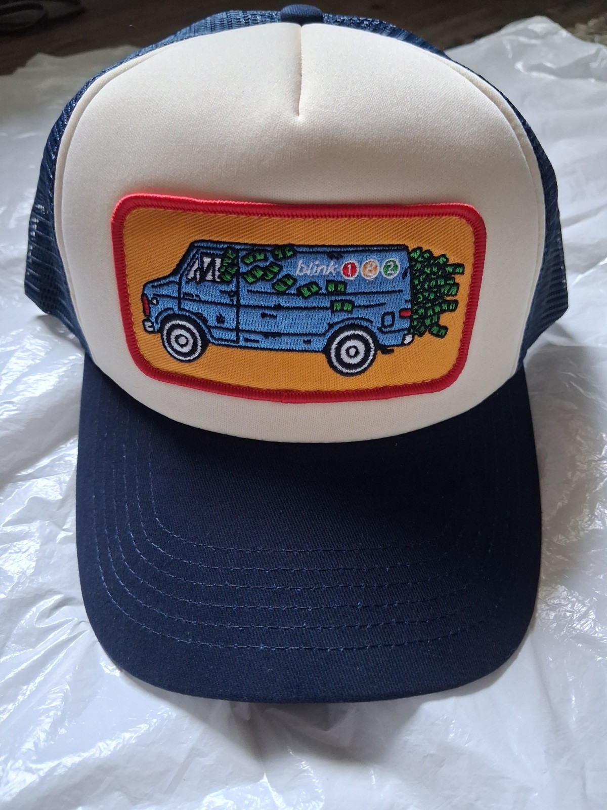 Blink-182 “The Rock Show” Van Trucker Hat Oxford Pennant Take Off Pants TOYPAJ
