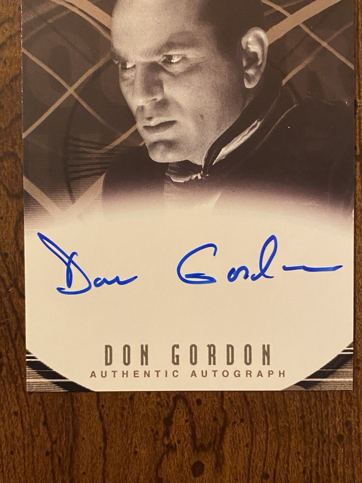 Don Gordon Signed Autographed The Outer Limits Card Rittenhouse