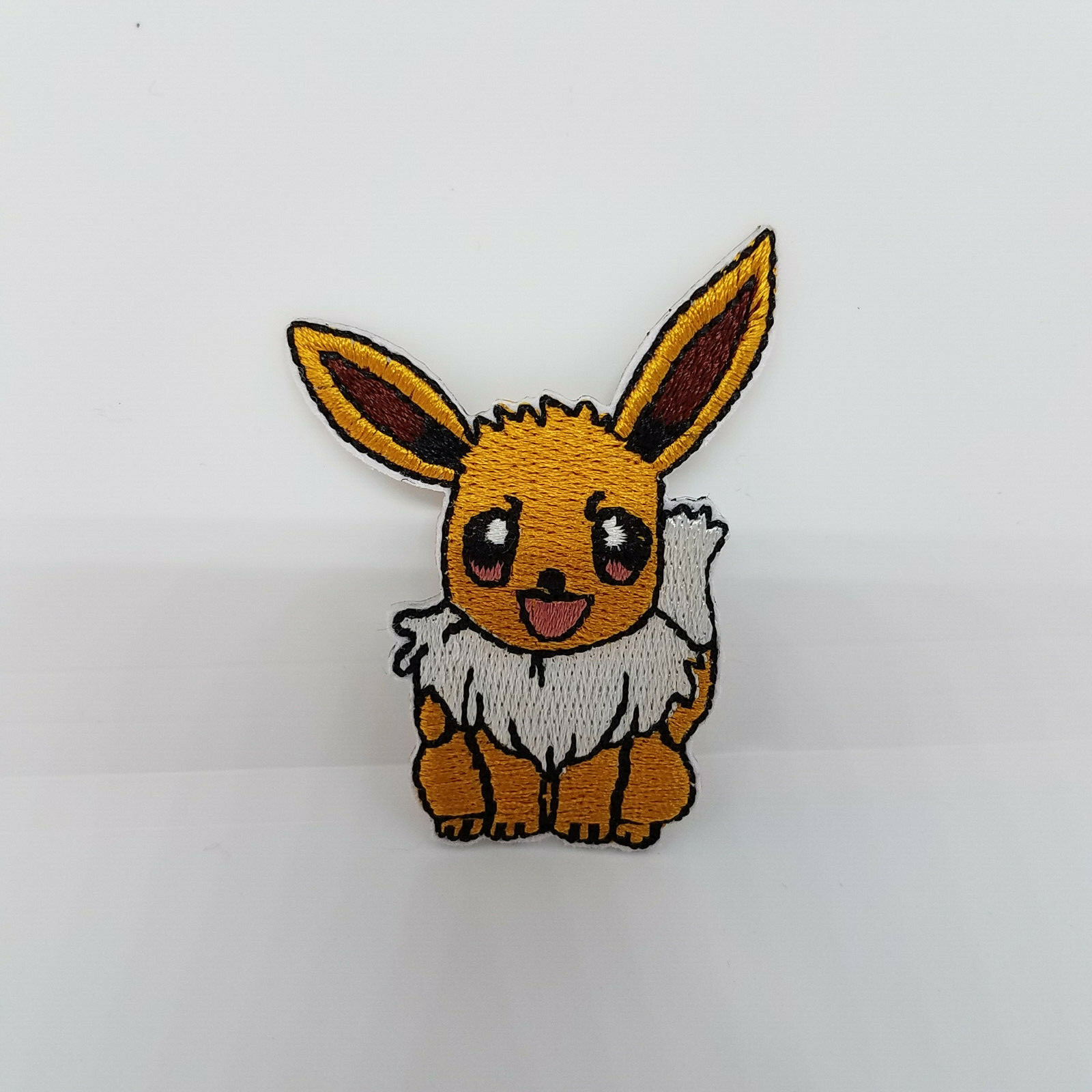 Pokemon Eevee Sitting embroidered Patch 2 1/2 inches tall