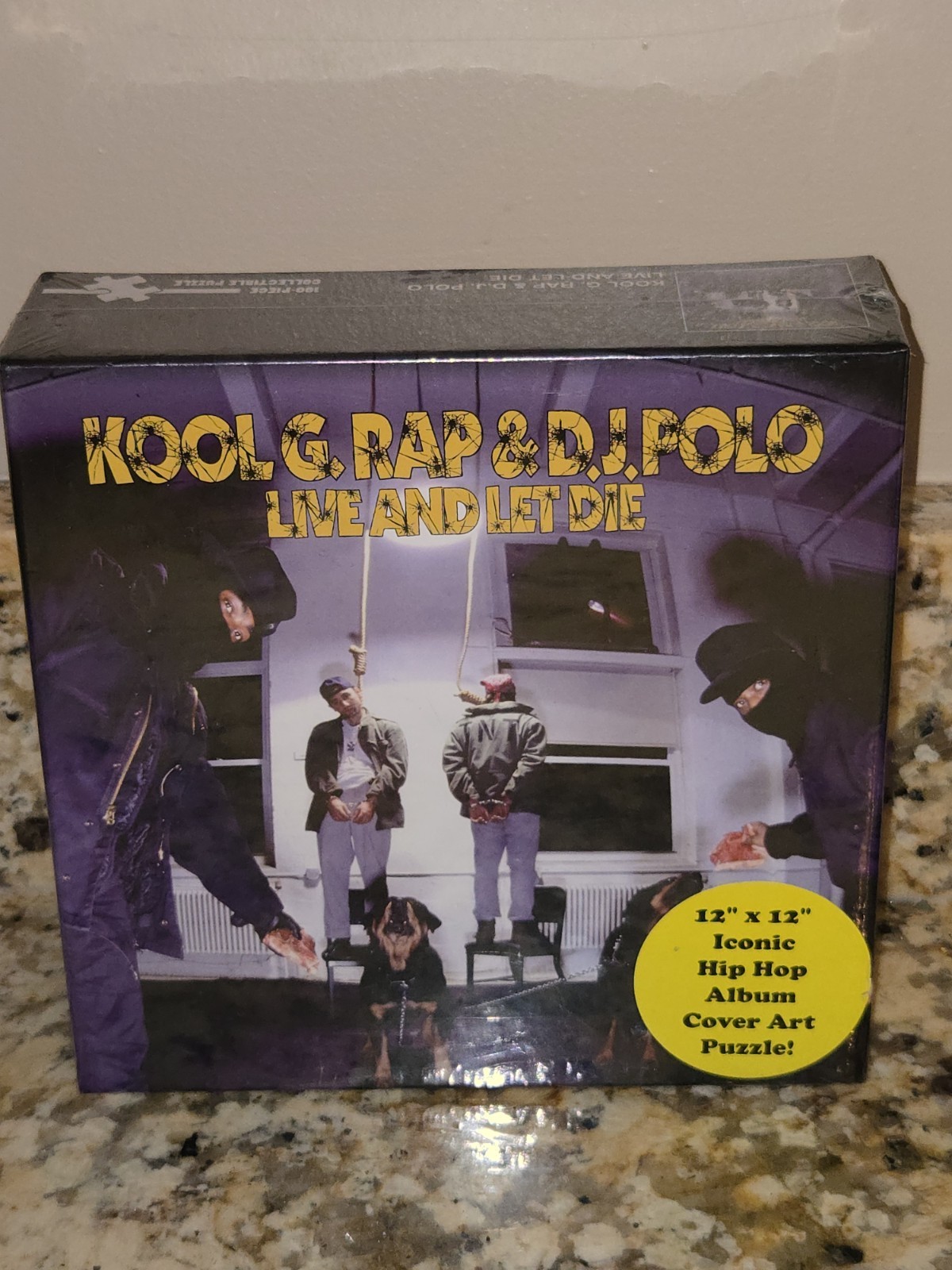 New SEALED! Kool G Rap & DJ Folo Live & Let Die 12″ x 12″Jigsaw Art Puzzle Rare!