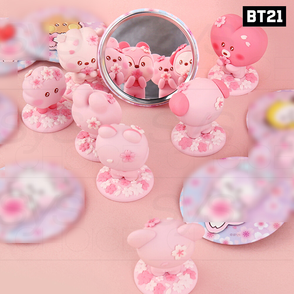 BTS BT21 Official Goods minini Figure Cherry Blossom Ver + Tracking Number
