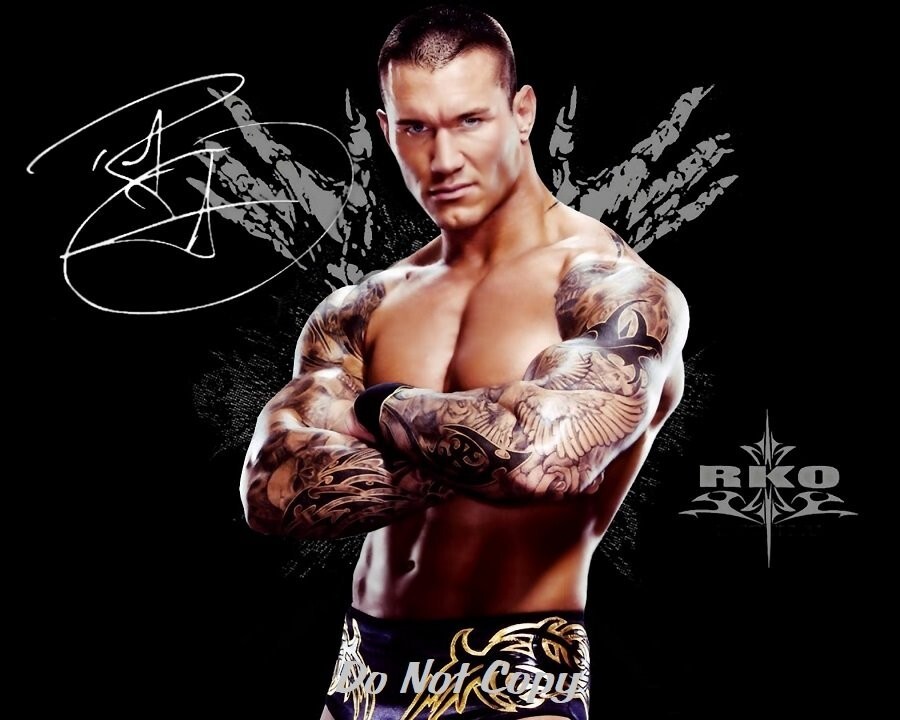 RANDY ORTON 06 WWF WWE Autographed Celebrity Reprint