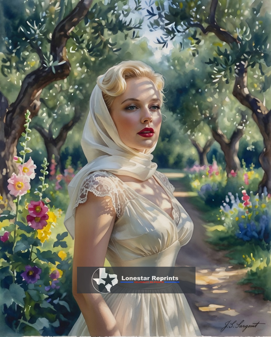Betty Brosmer Watercolor 8×10 Reprint